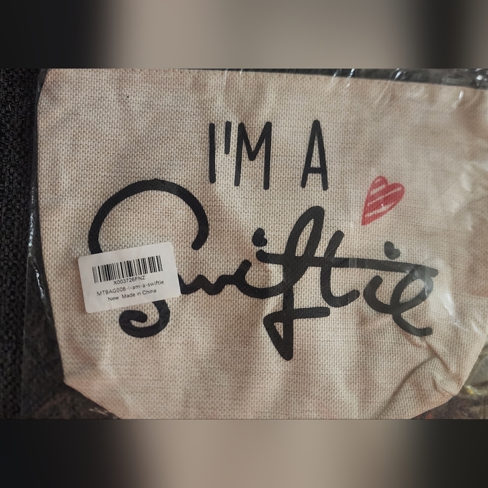 (1) The Eras & (1) I'm a Swiftie Zip Bag. Makeup Pencil Travel Bag - Picture 3 of 5